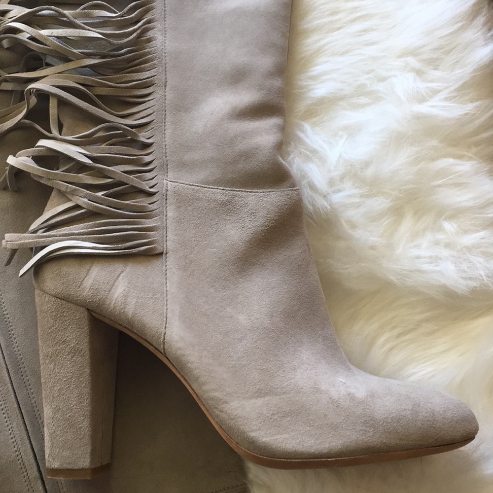 Tall Suede Boots - Picture 2 of 7